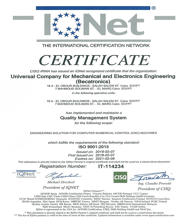 certification